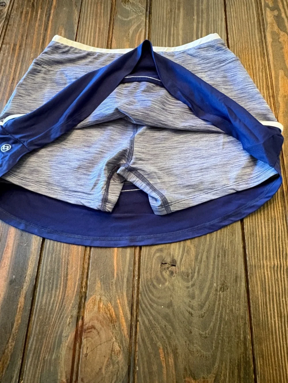 Lija blue white tennis skirt XS